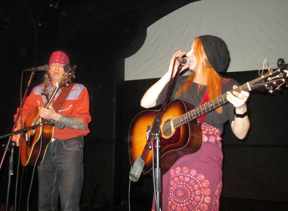 Me and Klaus at the Fremont Centre.. last show of outré tour…..